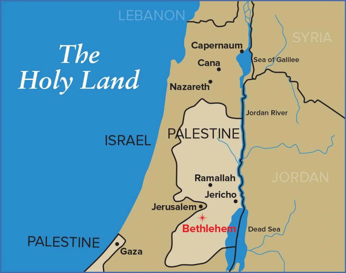 Bethlehem Jerusalem Map 