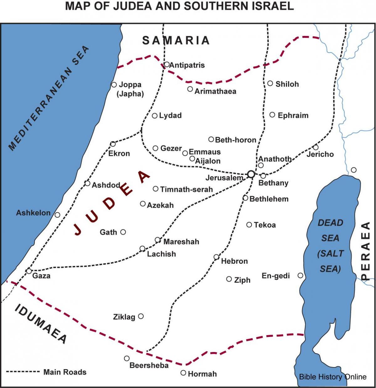 Judea Map 