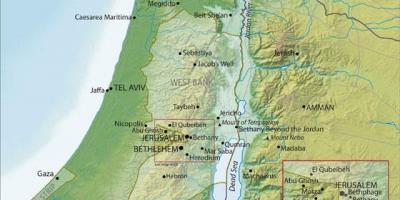 Map of Holy land