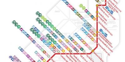 Light rail Jerusalem map